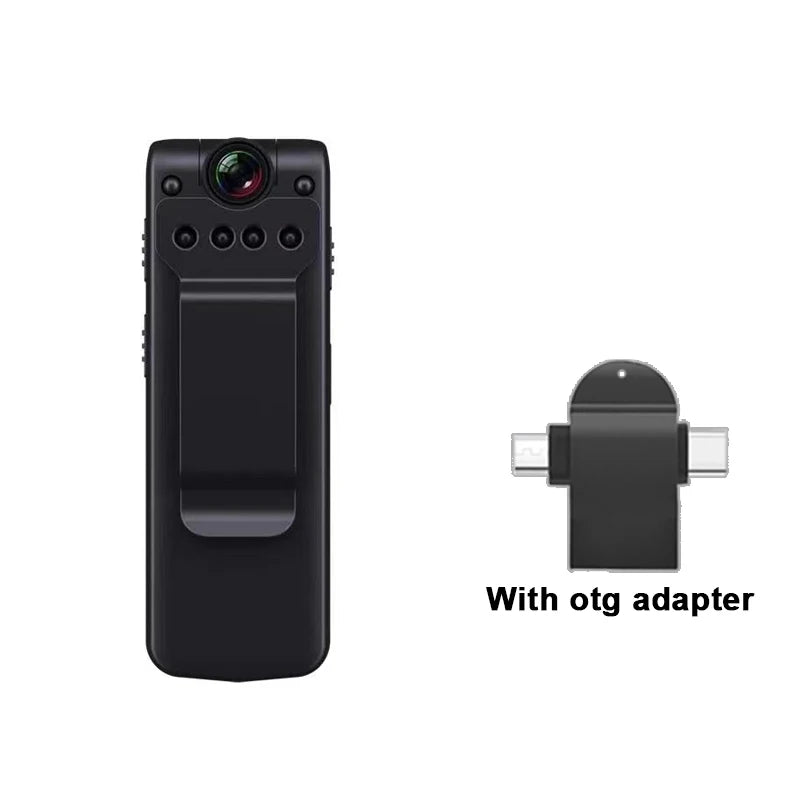 XIXI SPY Mini Camera Night Vision Wireless Body Cam &ndash; 1080P Camera with  OTG / 128GB