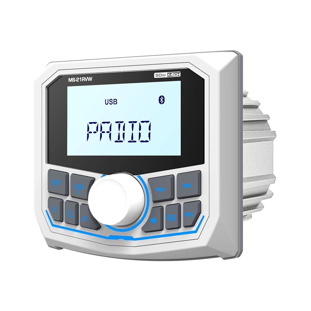 MS-21RV Boat Radio MP3 Player &ndash; Waterproof Bluetooth WHITE