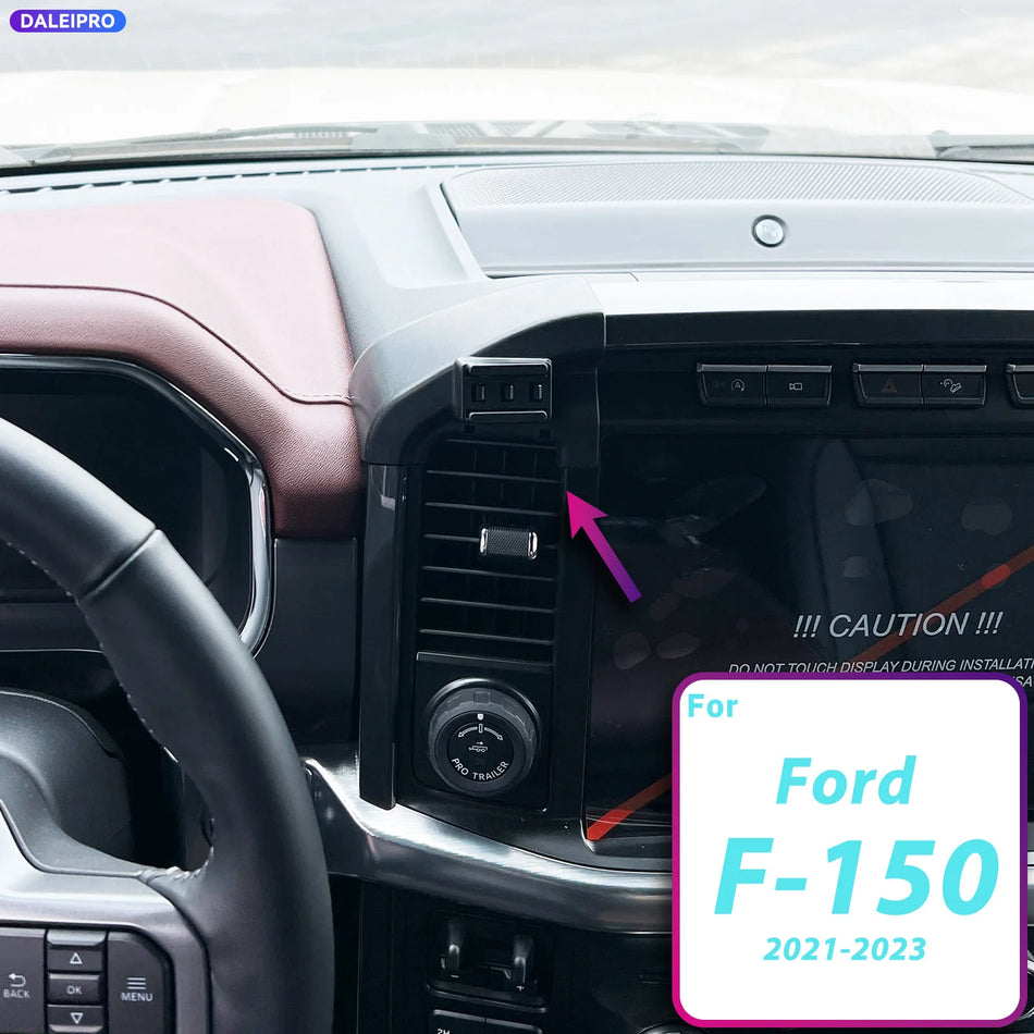Uchwyt na telefon samochodowy ABS z ładowaniem 66W dla Ford F-150 Raptor