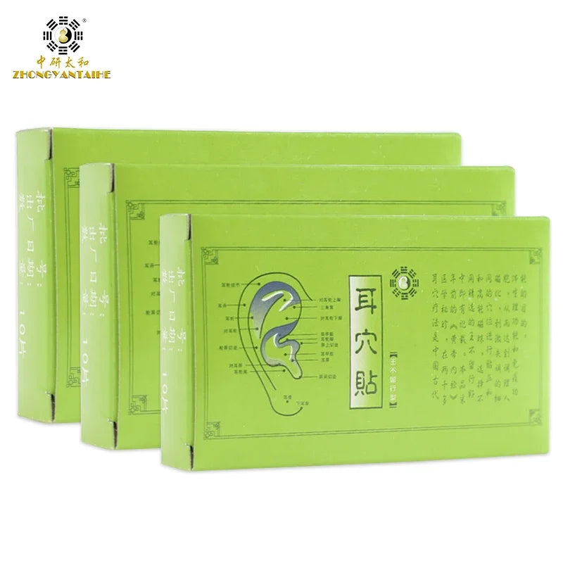 600 stycken Vaccaria öronfröklistermärken för aurikulär terapi
