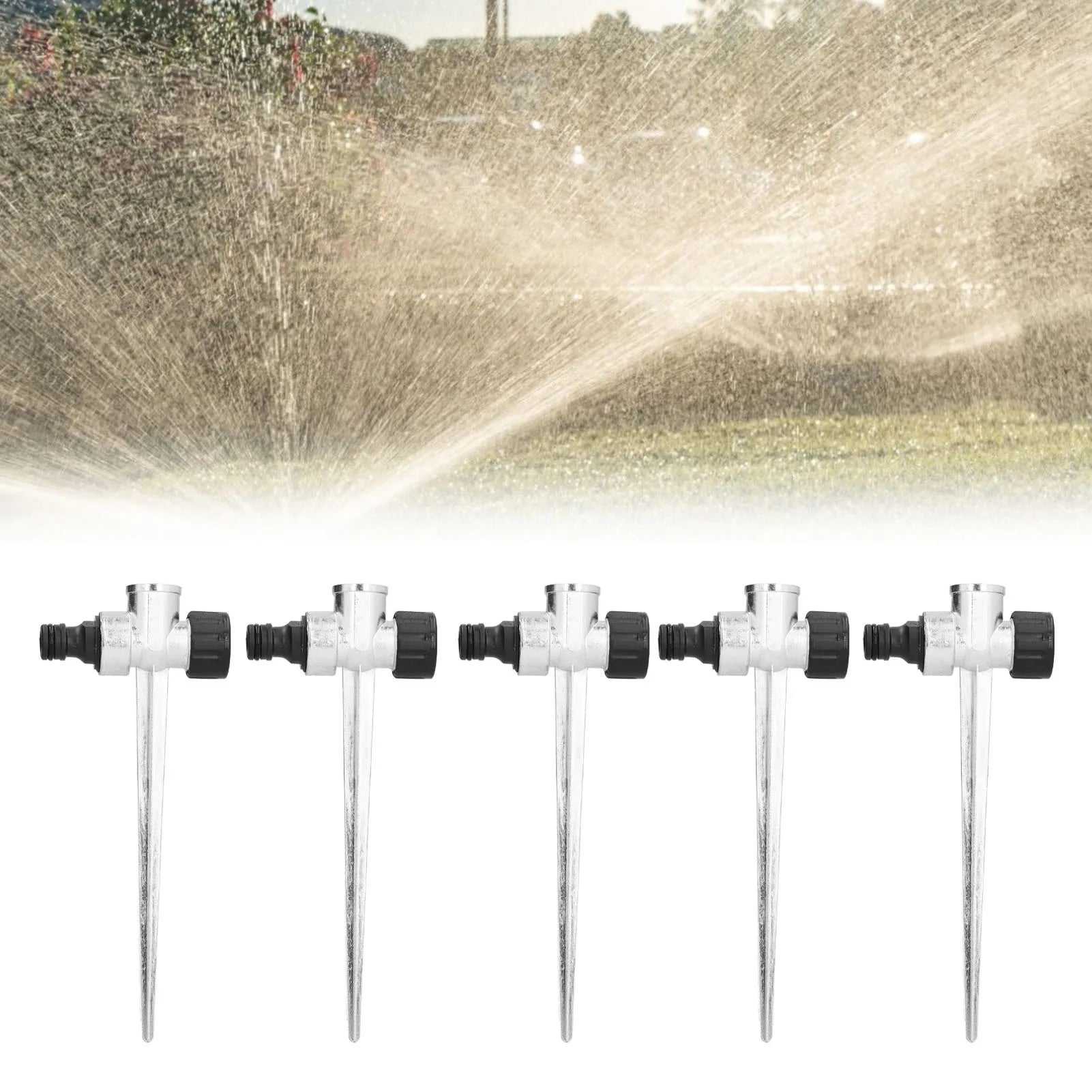 Lawn Irrigation Spike Connector &ndash; Durable Metal Spike Base