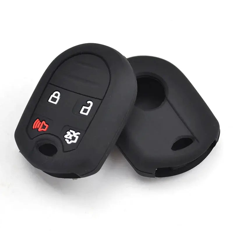 Silicone Car Key Case For Ford Edge Escape Expedition Explorer Flex Focus Freestyle Mustang Taurus Cover Remote Fob Shell by InterCyprus Trading Ltd