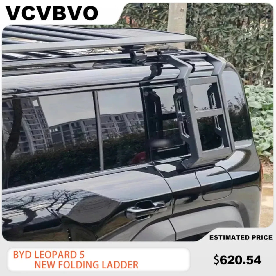 Scala di arrampicata per portellone BYD Leopard CS01 in lega di alluminio, aggiornamento accesso veicolo fuoristrada 4x4