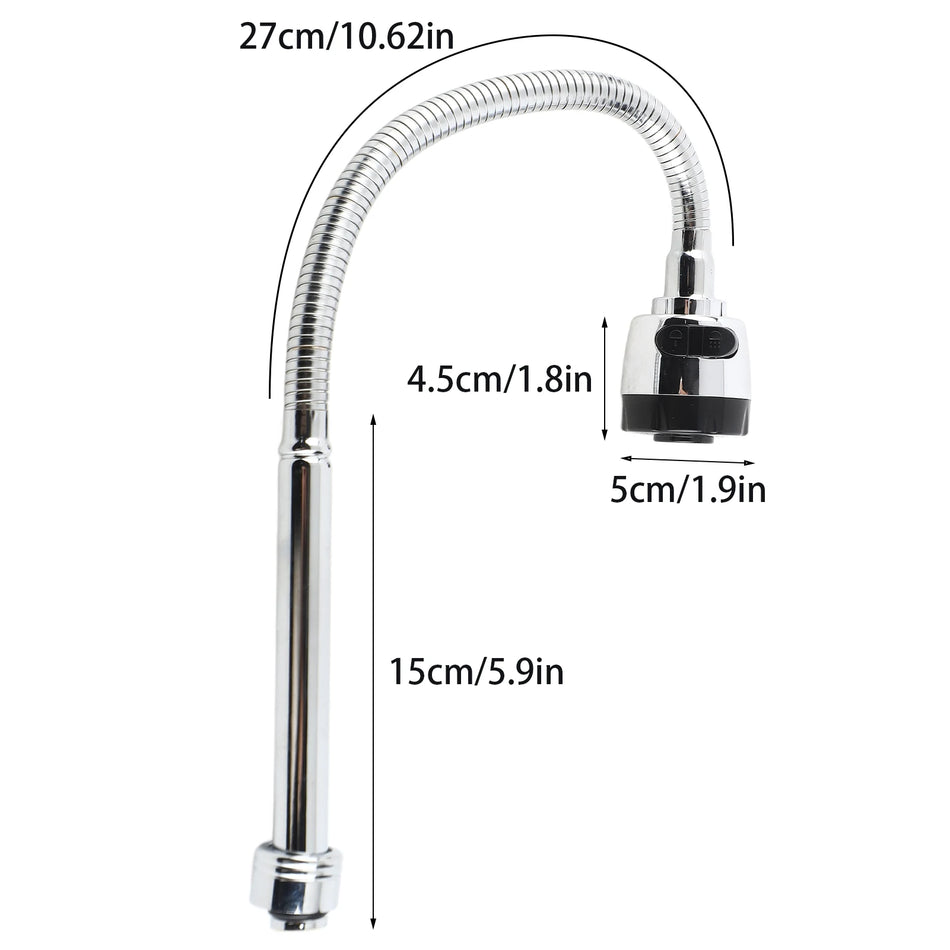 304 Stainless Steel Swivel Faucet - Ceramic Disc Valve