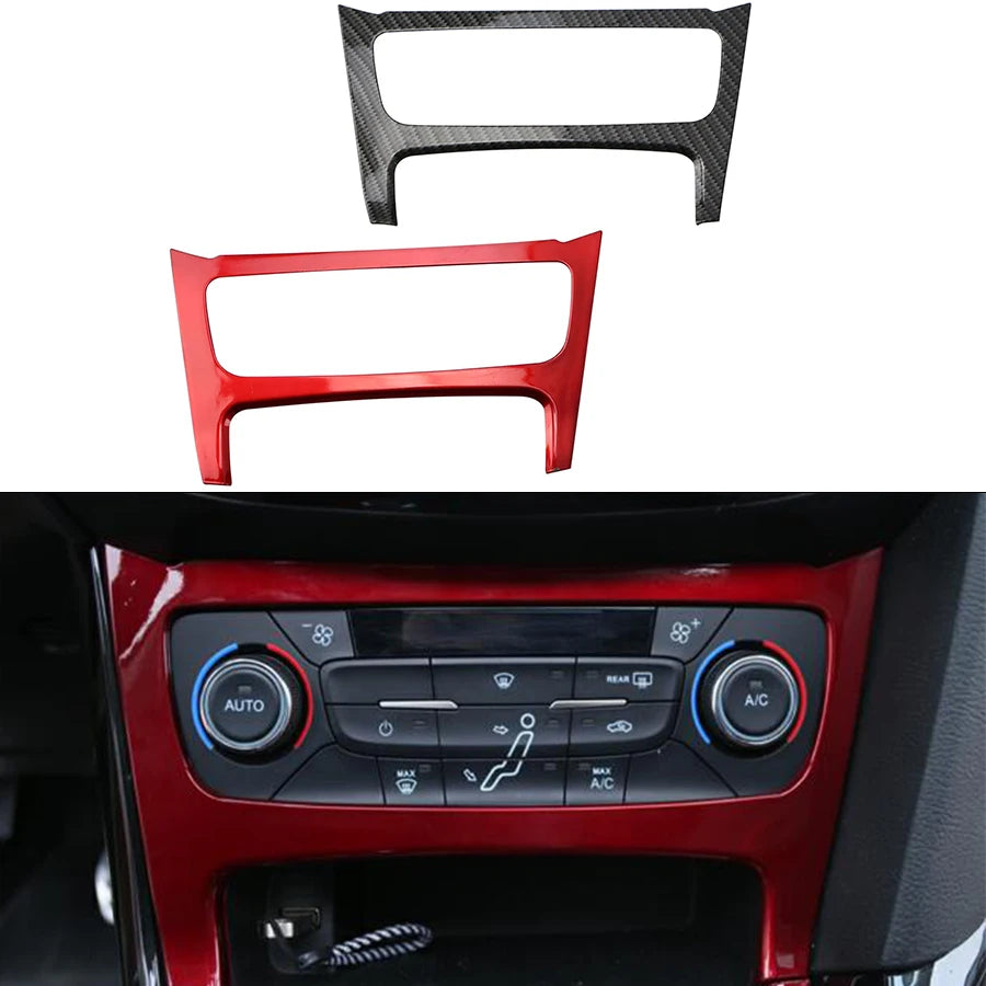 Pannello interruttore AC console centrale finitura cromo per Ford Focus 3 MK3 2015-2018 guida a sinistra