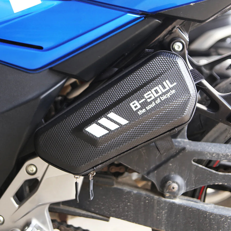 Motorcycle Side Box Frame Bag With Hardshell, 1 Pair