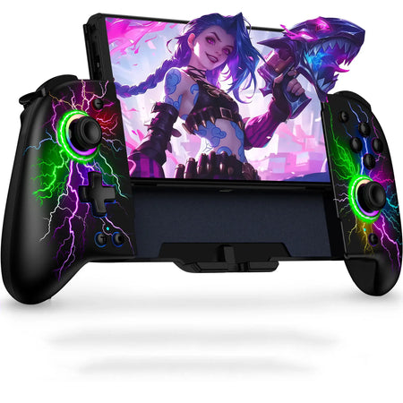 BEBONCOOL JC200 Hall Effect All-in-one Joycon For Nintendo Switch/Switch OLED 6-Axis Gyro Double Motor Vibration Gamepad by InterCyprus Trading Ltd