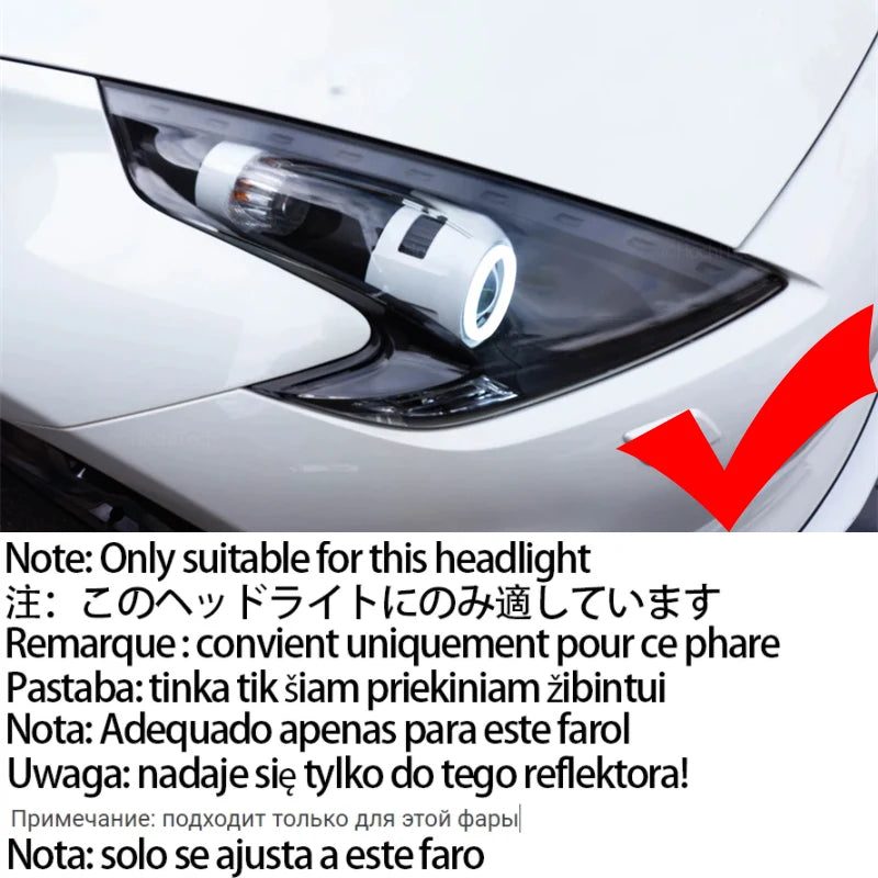 LED Angel Eye Ringen 6000K Wit SMD Voor Nissan 370Z 2009-2020