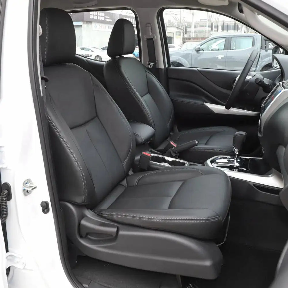 Nissan Navara Ψεύτικα Δερμάτινα Προσαρμοσμένα Καλύμματα Καθισμάτων 5 Θέσεων
