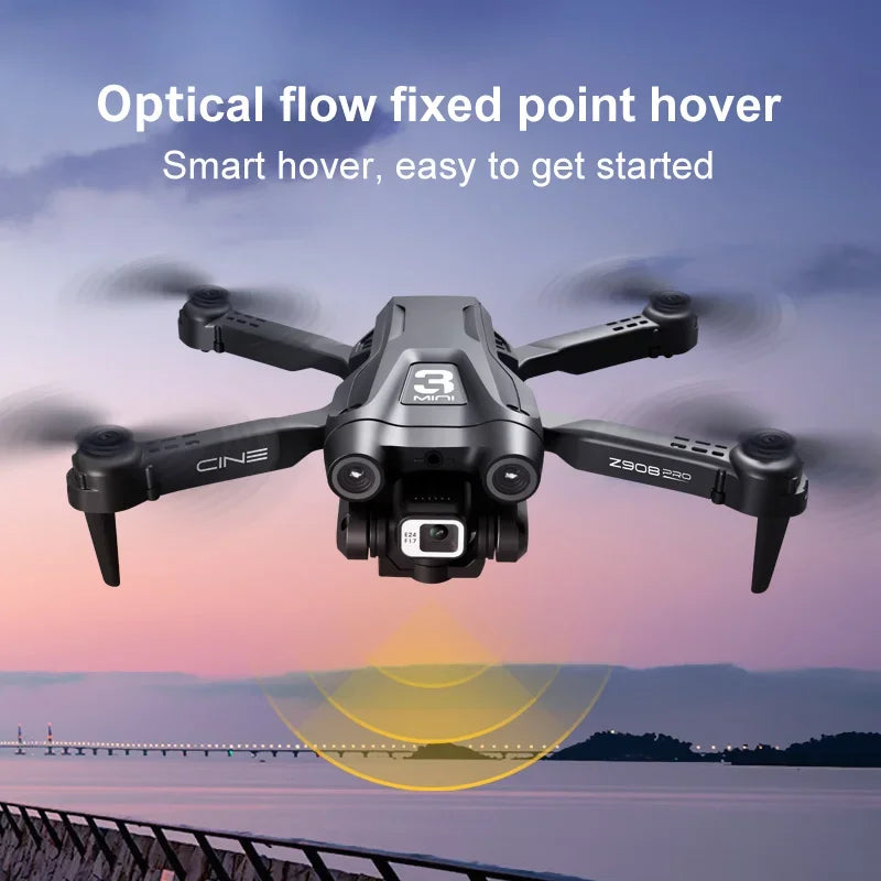 🟠 Lenovo Z908 Mini Drone 4K Professional Camera 5G WiFi Εμπορεύματα Αποφυγή ελικοπτέρου RAPCOPTER RC Toys 2024 Νέο