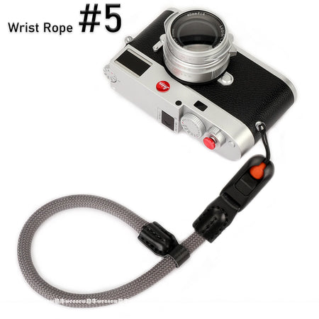 Quick Release Beads Round Rope Camera Strap for Canon, Nikon, Sony &amp; More Wrist Rope No 5