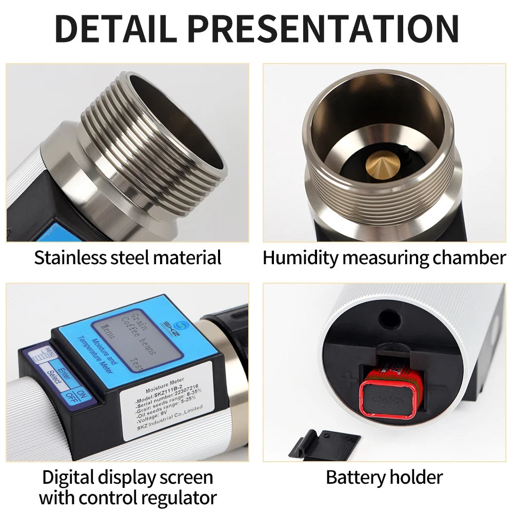 Multi Language Grain Moisture Meter &ndash; 37 Grains Supported