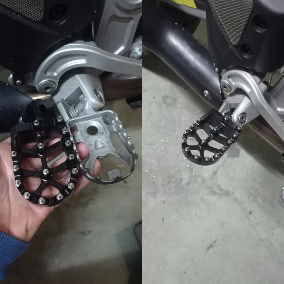 Pedais CNC de Alumínio para Pés Aprilia Tuareg 660 para Tuareg 660