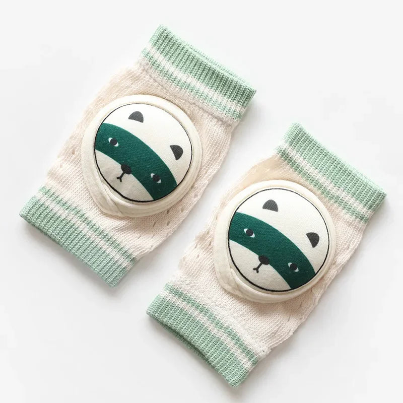 0-3 Years Baby Knee Pads &ndash; Breathable Mesh For Easy Crawl fruit green bear / 0-3 years
