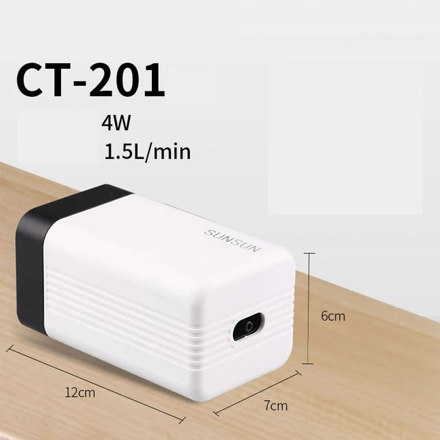 SUNSUN CT Series Aquarium Aerator Ultra Silent &ndash; Low Noise CT-201