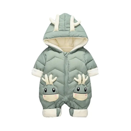 OLEKID 2025 Baby Winter Snowsuit &ndash; Ultra Warm Velvet Lining