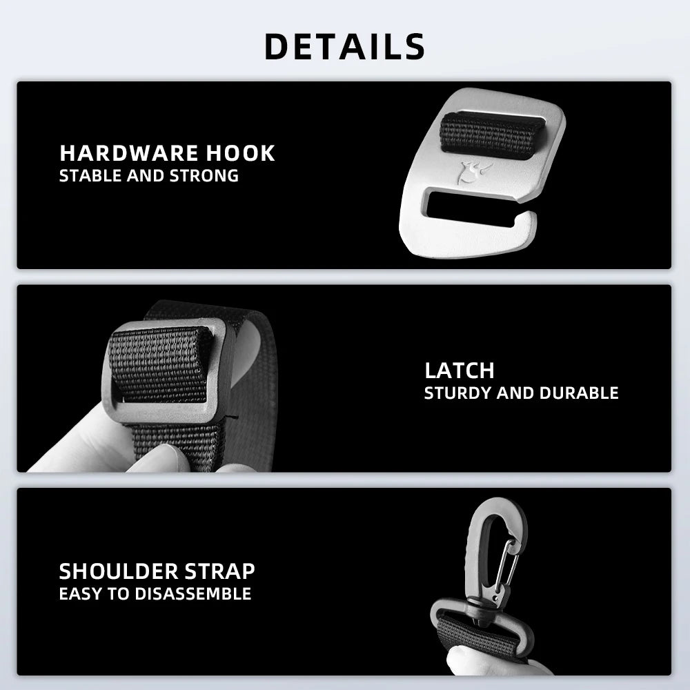 Rhinowalk Motorcycle Bag Straps &ndash; Durable Polyester Construction