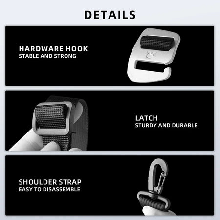 Rhinowalk Motorcycle Bag Straps &ndash; Durable Polyester Construction