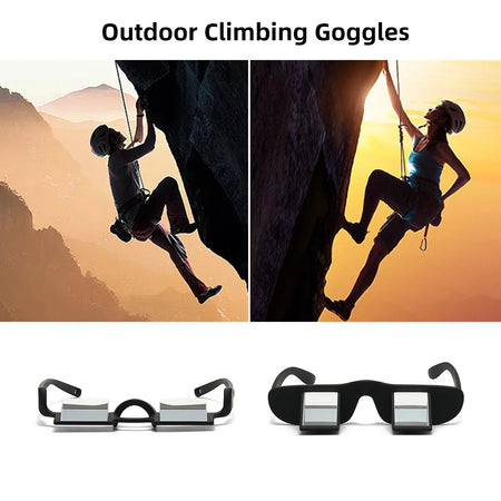 Lightweight Belay Glasses with High Transparency Prisms for Comfortable Outdoor Climbing