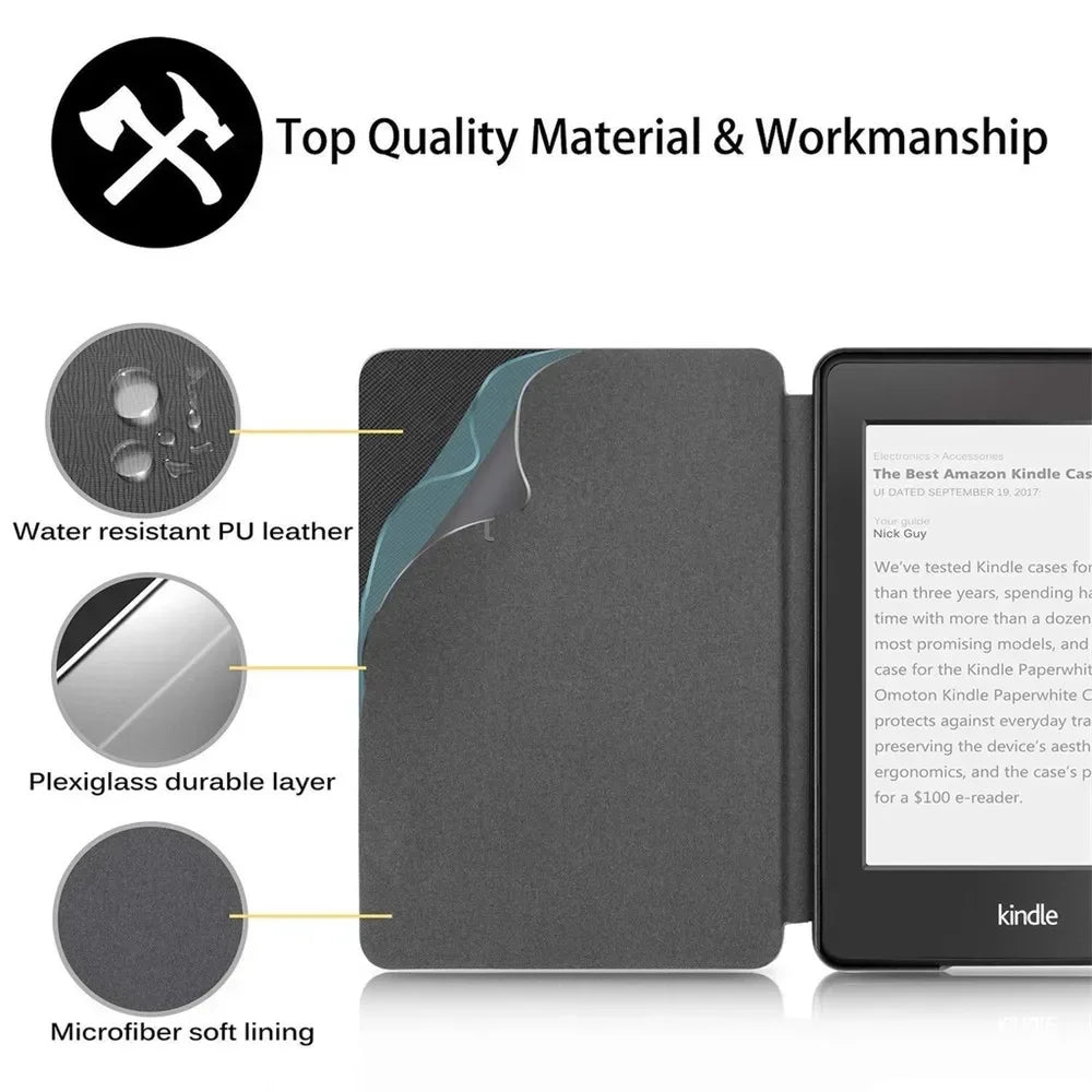 Magnetic Pouch Cover for Kindle Paperwhite (2021-2024) - Shockproof &amp; Anti-Dust