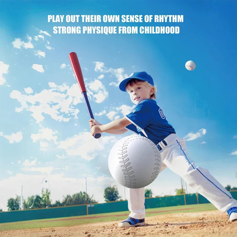 3In1 Kids Baseball Toy Set &ndash; Auto Launcher With Height Adjust