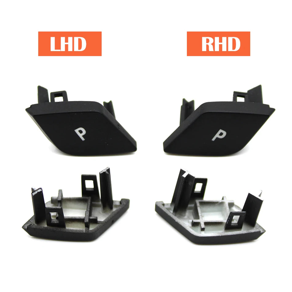 Gear Shifter P Button Cover for BMW 5 Series 6 Series 7 Series X3 X4 Rubberized PC ABS