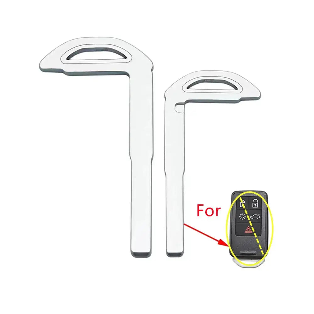 10Pcs/Lot Emergency Insert Smart Small Mechanical Key Blade For Volvo S80 Smart Card Key by InterCyprus Trading Ltd