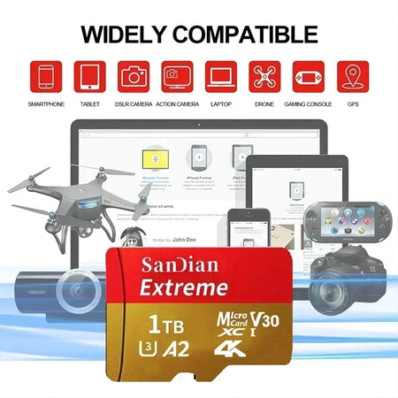 1TB Micro TF Card &ndash; High-Speed UHS-1 Class 10 Storage