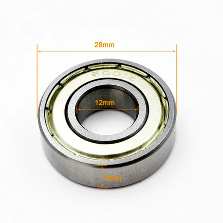 6000ZZ 6001ZZ Bearing Set - Deep Groove Ball Bearings 6001ZZ 12x28x8mm / CHINA / 2Pcs