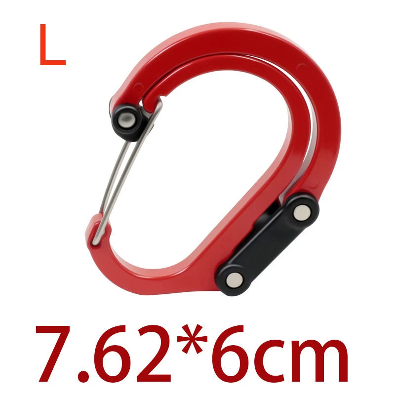 Multifunctional Hybrid Gear Clip - 360 Degree Swivel 2 Red L