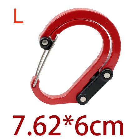 Multifunctional Hybrid Gear Clip - 360 Degree Swivel 2 Red L