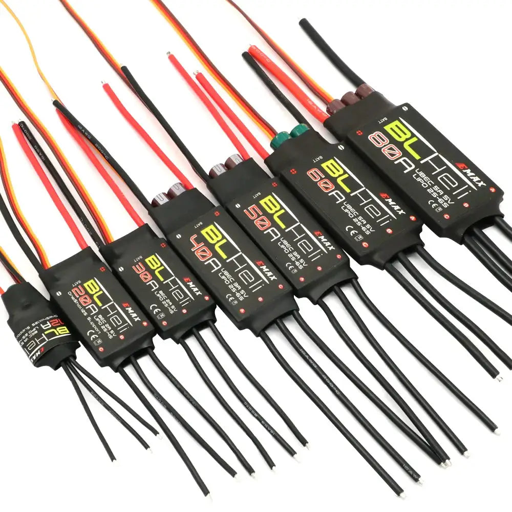 EMAX BLHeli 80A 60A 50A 40A 30A 20A 12A ESC for RC Multirotor Airplane Fixed-Wing FPV Racing Drone QAV250 QAV210 DIY Parts by InterCyprus Trading Ltd