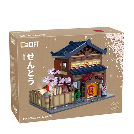 Cada Sushi House Bricks Set LED &ndash; Mini City Street Set With box 6