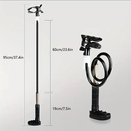 BMC CPAP Hose Holder &ndash; 360 Rotation Prevent Condensation Black