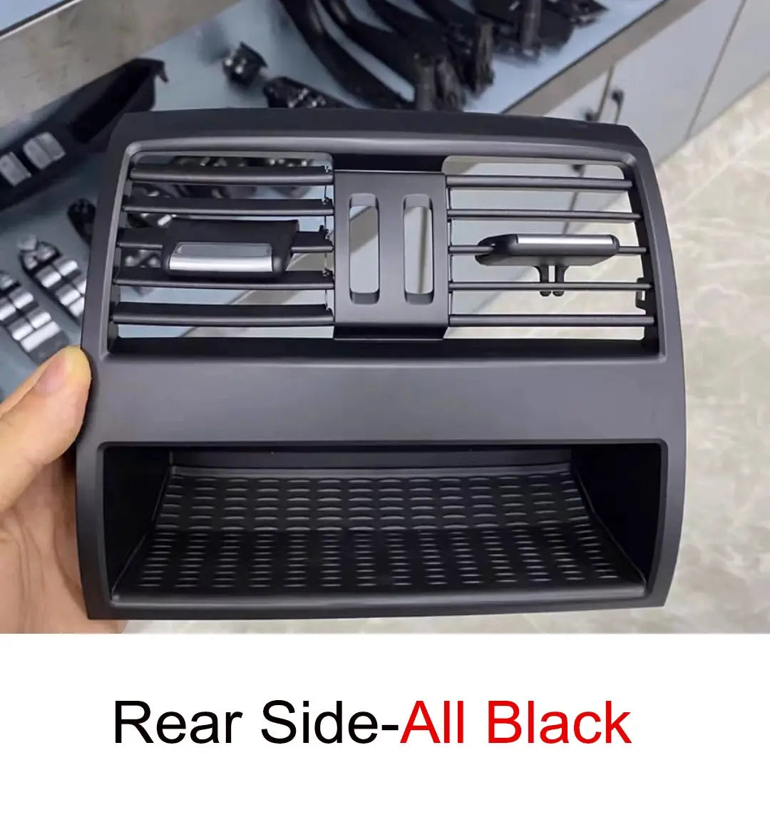 Only LHD Front Central Left Right Rear AC Conditioner Chromed Air Vent Grille Outlet Panel For BMW 5 Series F10 F11 2010-2017 by InterCyprus Trading Ltd