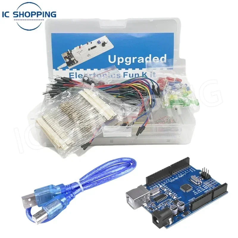 830Pcs DIY Electronics Starter Kit &ndash; Comprehensive Arduino UNO R3 Foundation