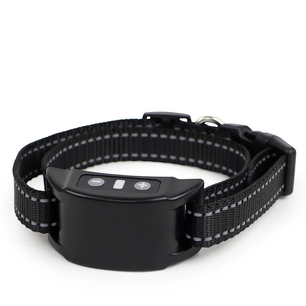 Electric Anti Bark Collar&ndash;Rechargeable 7 Sensitivity Levels Black And White