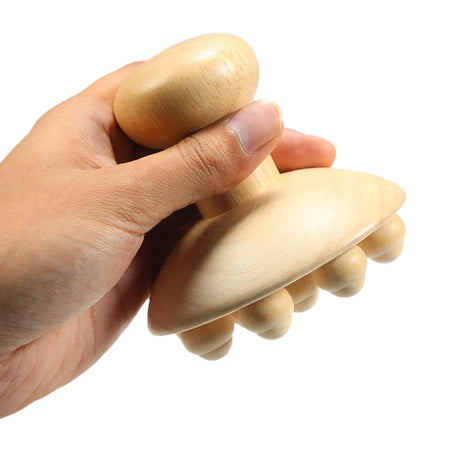 Wood Therapy Mushroom Massage Tool &ndash; Natural Anti-Cellulite Solution