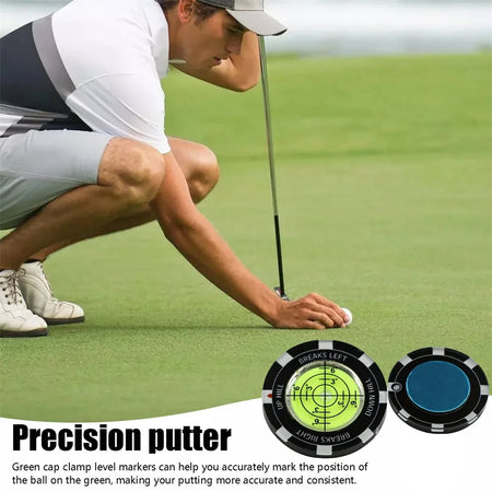 Golf Putt Ball Marker &ndash; High Precision Green Reading Aid