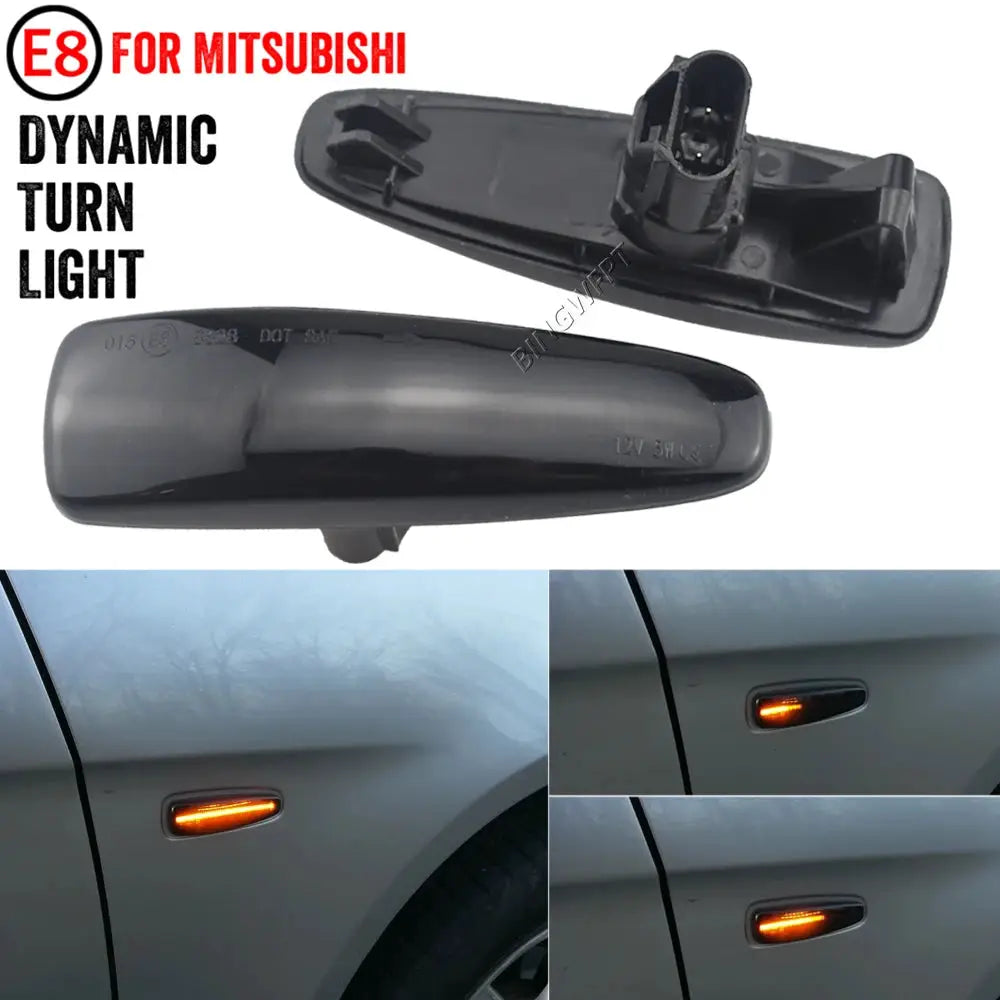 Dynamic Turn Signal Side Marker Sequential Light For Mitsubishi Lancer Evolution Evo X Outlander Sport RVR ASX Mirage 2014-2019 by InterCyprus Trading Ltd