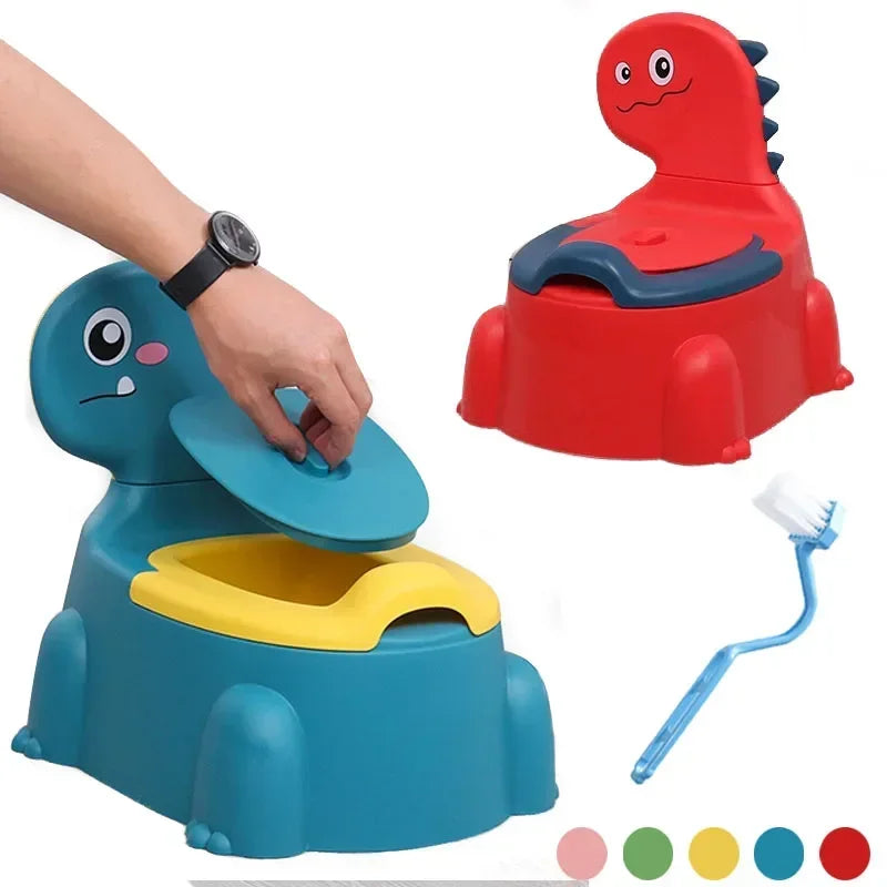 Dinosaur-Themed Baby Potty Training Seat &ndash; Safe &amp; Ergonomic