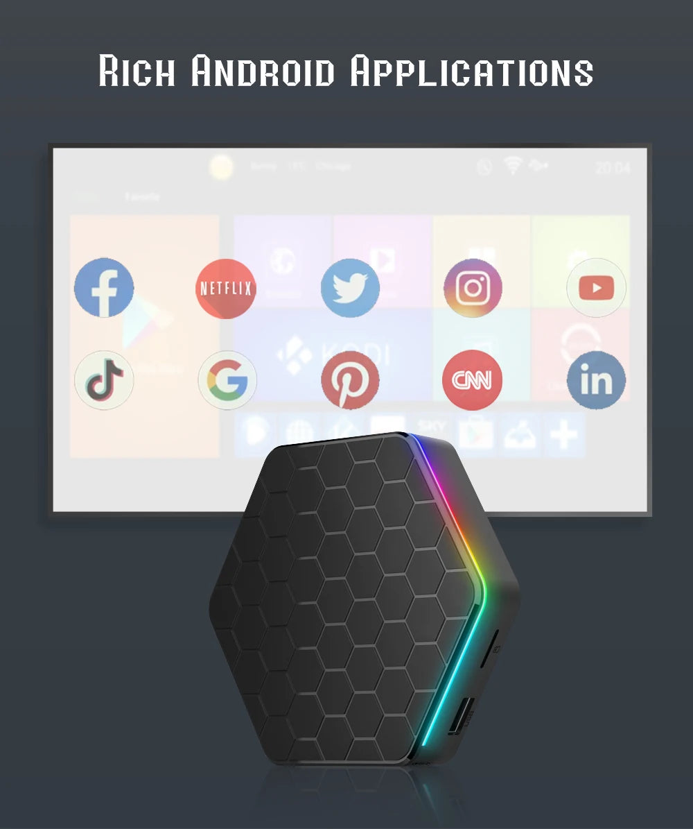 T95ZPLUS Global Version Smart TV Box &ndash; 4K HDR10 Streaming