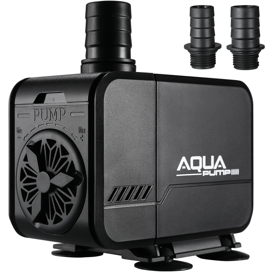 Submersible Fountain Pump 15W 1500LPH 40W 3000LPH 3 Nozzles