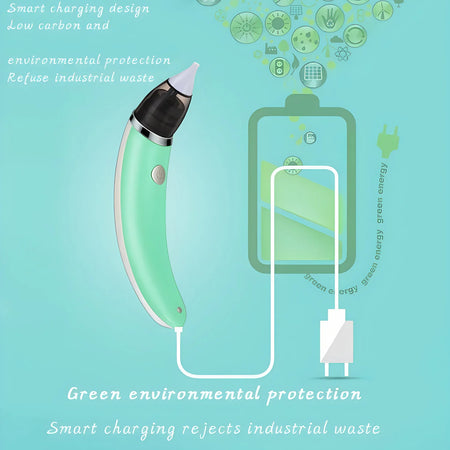 Alextrasza Baby Electric Nasal Aspirator - Rechargeable &amp; Soft Silicone