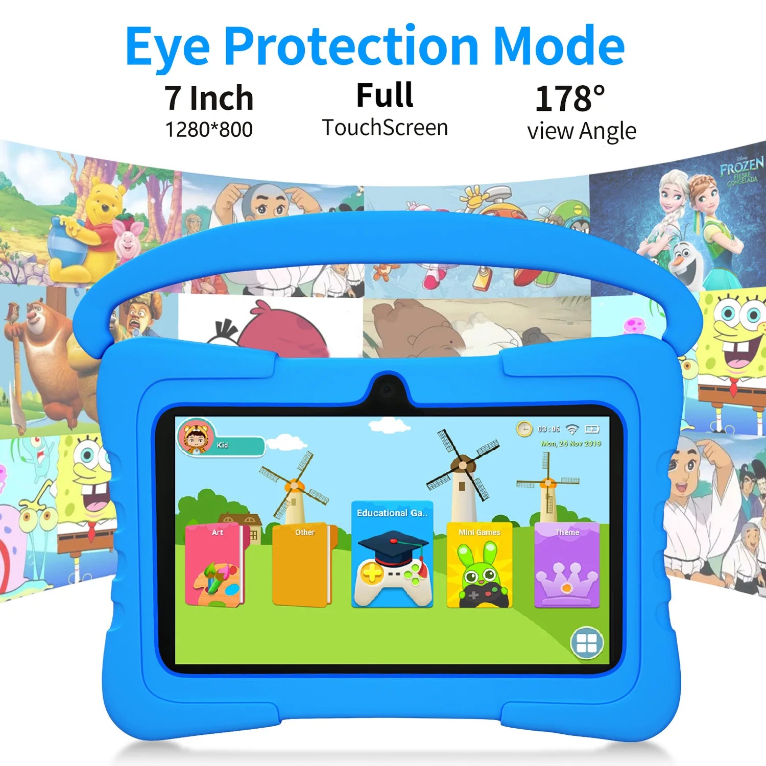 BDF K3 Kids 7 Inch Tablet &ndash; Kid Proof Protective Case