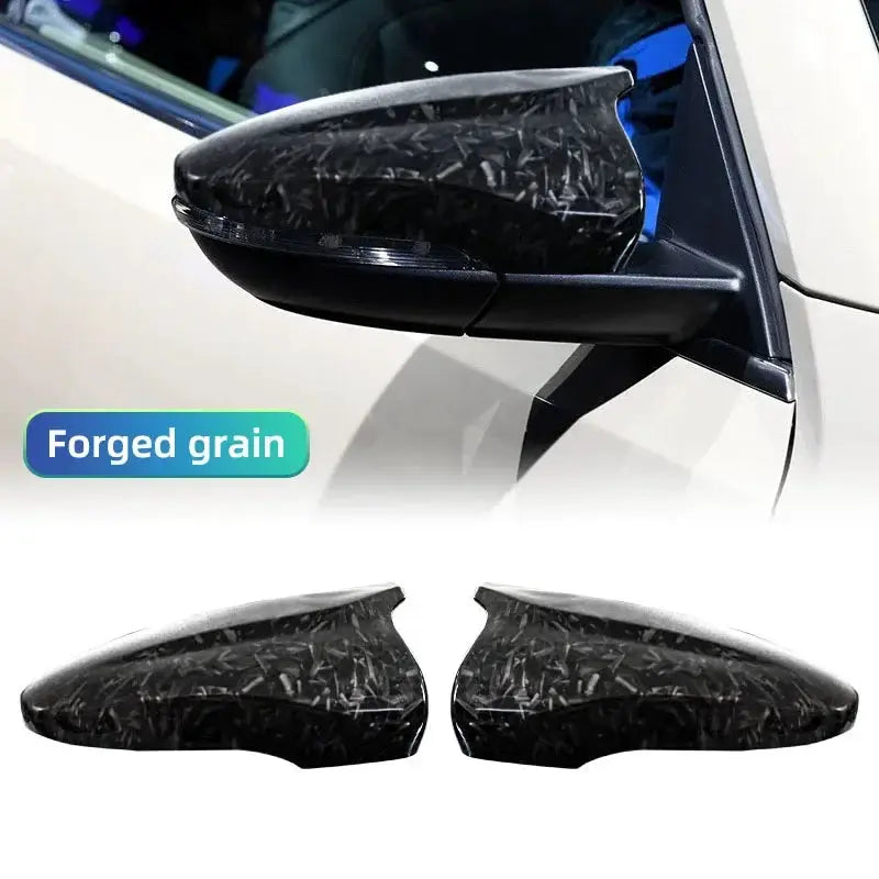 For VW JETTA MK6 Volkswagen Passat B7 Scirocco Beetle CC Eos Rearview Mirror Cover Add on Side Wing Mirror Cover Caps by InterCyprus Trading Ltd