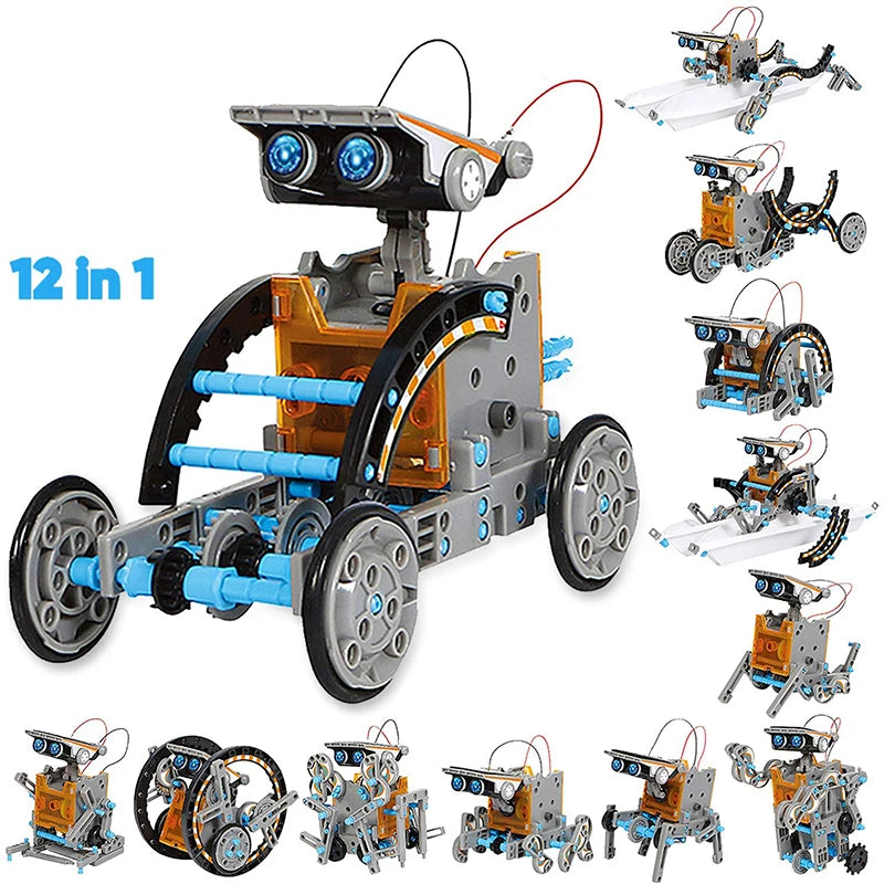 12-in-1 Solar Robot Stem Toy Kit