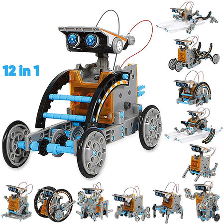 12-in-1 Solar Robot Stem Toy Kit