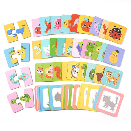 Wooden Animals Matching Game &ndash; Early Learning Skills