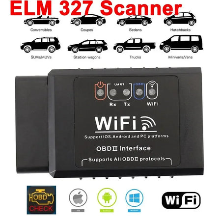 OBD2 WiFi ELM327 V1.5 Scanner &ndash; Wireless Car Diagnostics